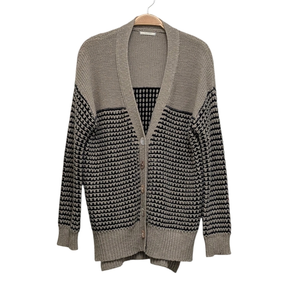 Pleione Chunky Knit Heavy Slouchy Button Down Cardigan Small